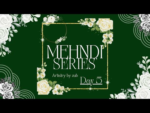 Simple Mehndi Flowers || Eight Different Types Of Mehdi Flower || Basic Mehndi Flowers 2024