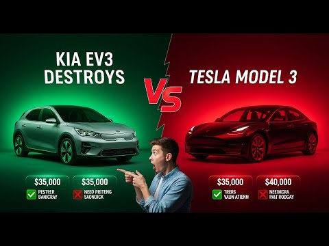 Kia EV3 vs Tesla Model 3: The Results NO ONE Expected!