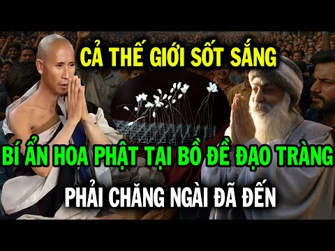 Cả thế giới sốt sắng, bí ẩn Hoa Phật nở tại Bồ Đề Đạo Tràng, nơi Thầy Minh Tuệ dừng chân