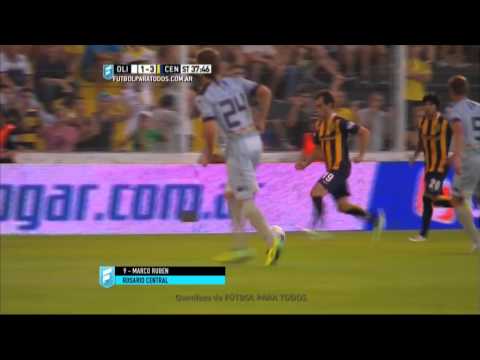 Gol de Ruben. Olimpo 1 - Central 3. Fecha 4. Primera División 2015. FPT.