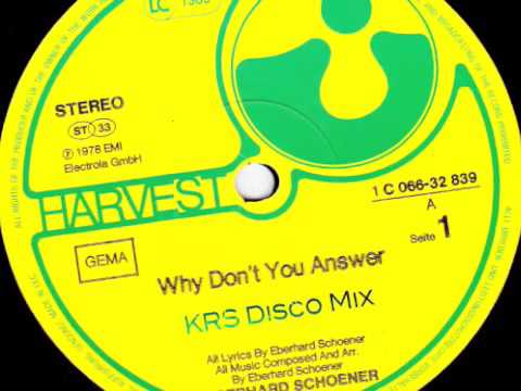 Eberhard Schoener feat Sting - Why Don't You Answer (KRS Disco Mix)