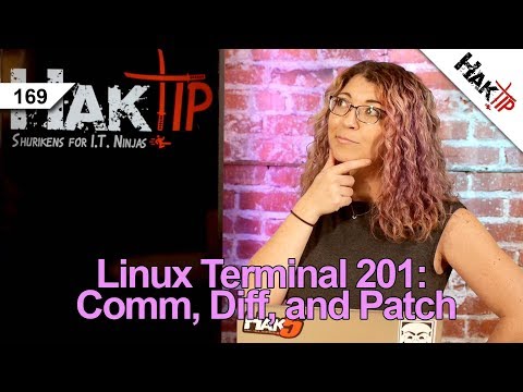 How to Use Comm, Diff, and Patch: Linux Terminal 201 - HakTip 169
