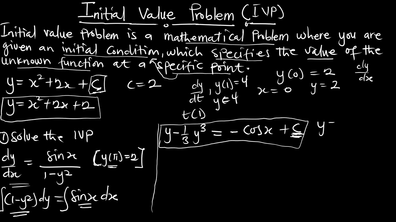 EP 12 Initial Value Problem