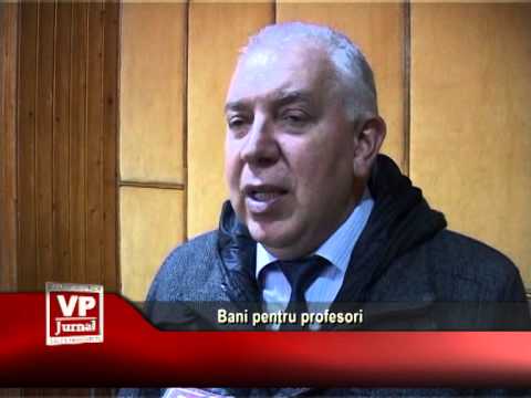 Bani pentru profesori