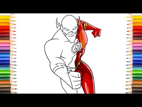 ⚡️⚡️THE FLASH Coloring Pages | Turning Flash to Epic Flash Coloring Pages ⚡️⚡️