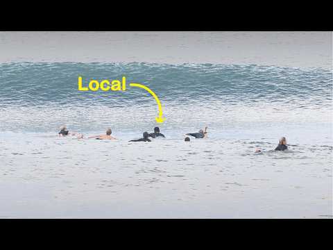 Local Surfer Positioning & Priority (Opening Scene) – Canggu