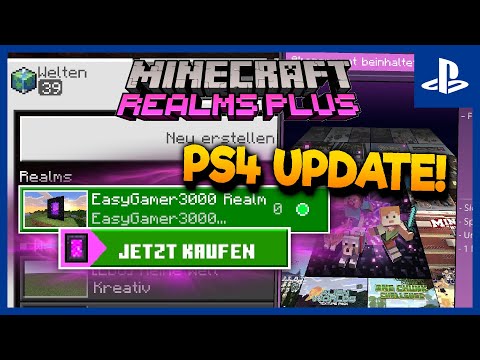 Create your own Minecraft PS4 REALM!  - Minecraft PS4 Realms & Servers