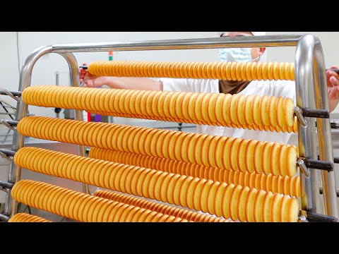 Layered Butter Cake (Baumkuchen) Making / 年輪蛋糕製作  - Food Factory