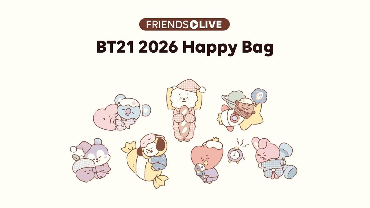 豪華福袋「BT21 2026 Happy Bag」LIVE配信ダイジェスト版