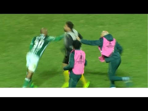 FELIPE MELO DA SOCO EM URUGUAIO | PANCADARIA | Peñarol 2x3 Palmeiras - Libertadores 2017 -