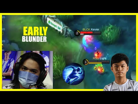 Light forces Kevier to commit an early blunder