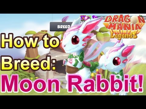 How to Breed: MOON RABBIT Dragon - Dragon Mania Legends (Dragon of the Week)