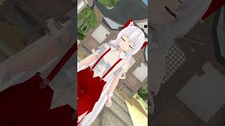 【東方MMD】今度はもこたんもゆるしてにゃん! 【MMD】 ＃Shorts ＃東方project ＃ゆるしてにゃん!