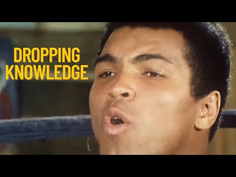 Muhammad Ali Dropping Knowledge Before The Rumble In The Jungle (1974)