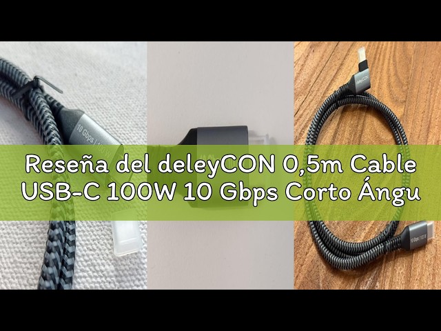 Vídeo relacionado con deleyCON 2x 0,5m USB 3.0 Cable de Extensión 5Gbps (Clavija A a Toma A) Clavija de Aluminio + Cable de Nylon Cable de Datos para Teclado, Lector de Tarjetas, Impresora, Escáner, Cámara, etc.