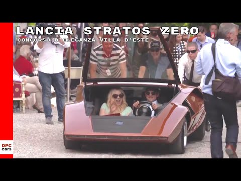Lancia Stratos Zero At Concorso d'Eleganza Villa d'Este