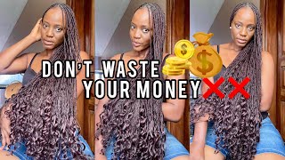 Boho Braids Scam ❌❌- They Lied about Boho Braids Synthetic hair extensions
