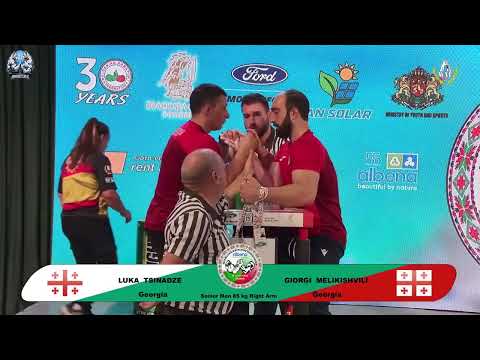 Tsinadze Luka vs Melikishvili Giorgi | Up to 85 kg | XLVI WORLD ARMWRESTLING CHAMPIONSHIP | 2025