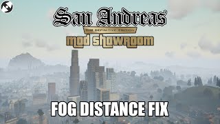 San Andreas Definitive Edition Mod Showroom - Fog Distance Fix