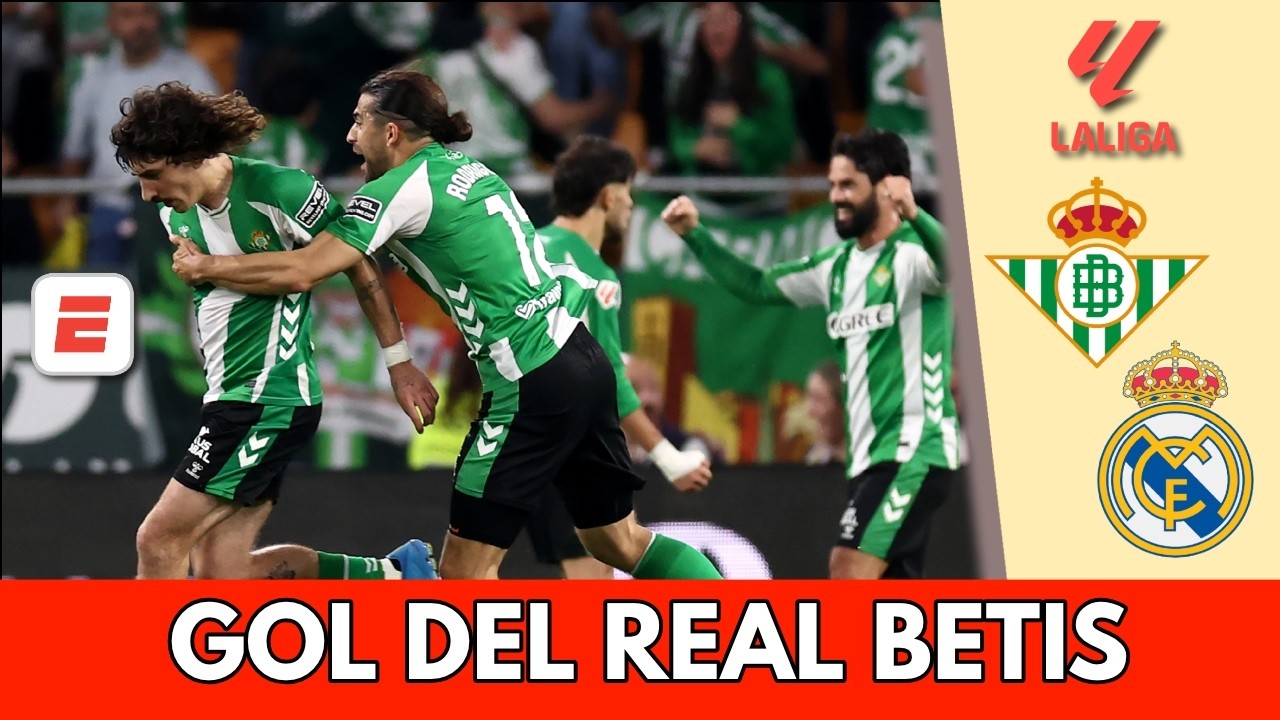 EL BETIS DESPERTÓ AL FINAL Héctor Bellerín marcó el golazo que puso 1-1 vs REAL MADRID | La Liga