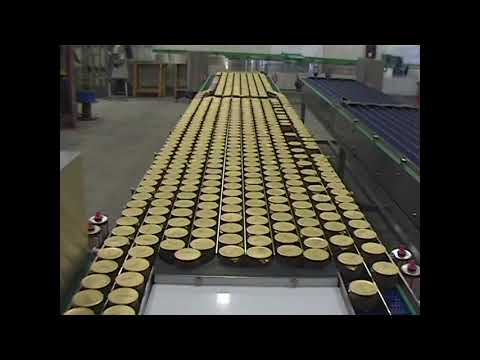 Accumulateur fifo serpentine  par convoyage en filaire et en continu de produits cylindriques, par chaînes à mouvement inversé_2