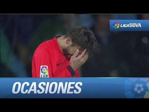 Todas las ocasiones de Getafe CF (0-0) FC Barcelona