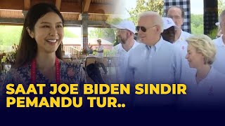 Download lagu Saat Joe Biden Sindir Pemandu Tur KTT G20 di Tahura Ngurah Rai Bali mp3