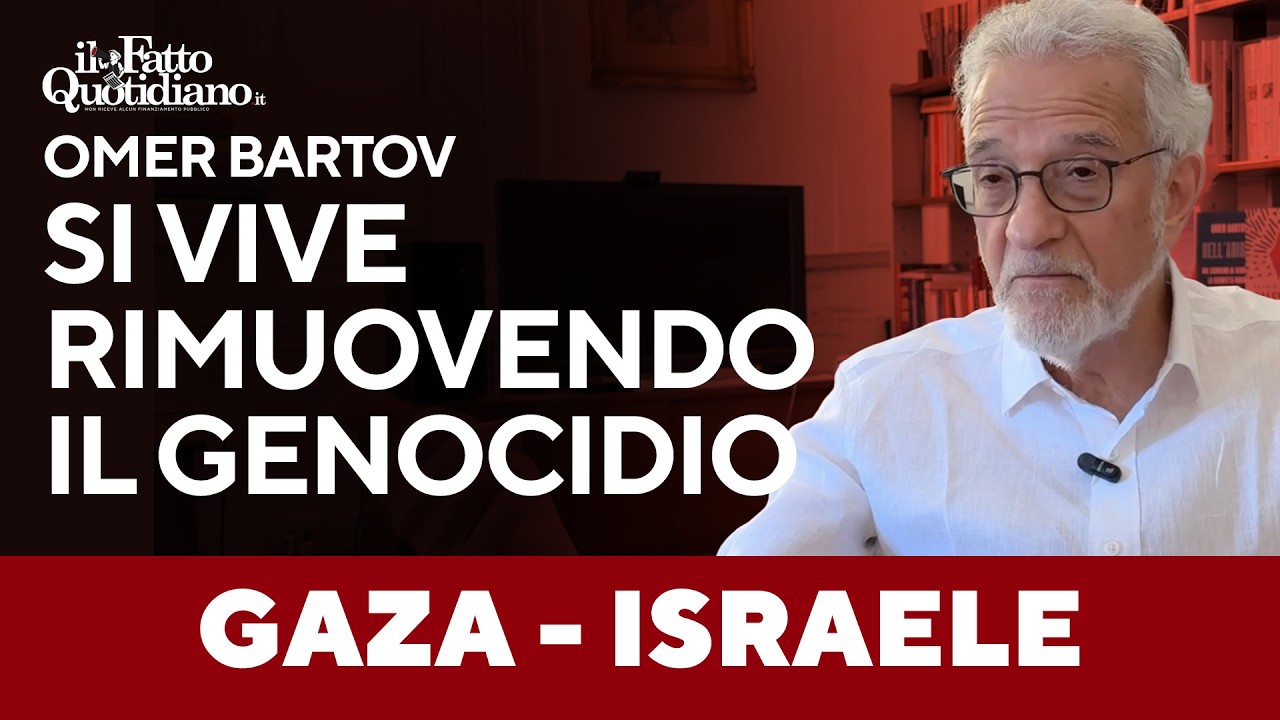 Lo storico Omer Bartov: “Israele non cambierà da dentro: si vive rimuovendo il genocidio”