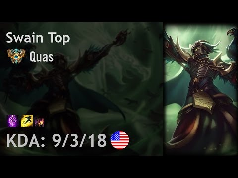Swain Top vs Jax - Quas - NA Challenger Patch 6.23