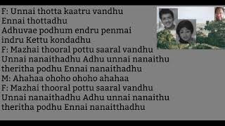 Download lagu Unnai Thotta kaatru Song Karaoke For Male Singers. mp3