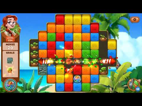 Lost Island: Blast Adventure - Level 534 (No Boosters) HD