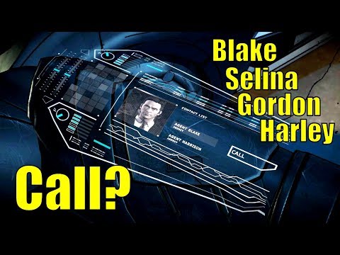 Batman Calling Blake, Gordon, Harley, Catwoman or Avesta -All Dialogues- The Enemy Within Ep5