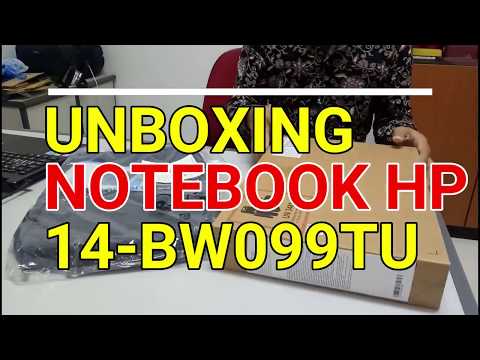 Review & UNBOXING NOTEBOOK HP 14-BW099TU AMD Dual Core E2-9000E