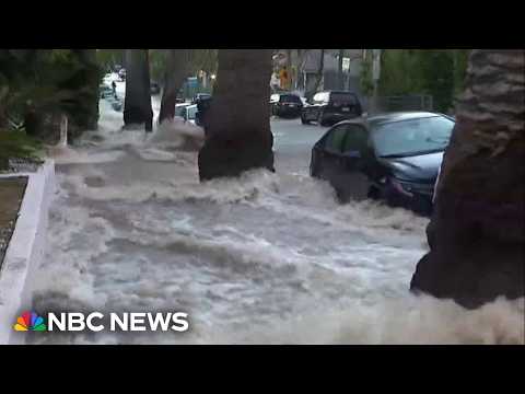 Dangerous waters sweep through West Hollywood