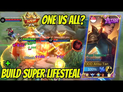 Silvana INSANE Lifesteal Build - Silvanna Best Build 2022 - Build Silvanna Tersakit 2022 ~ MLBB