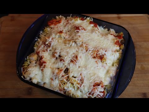 Chicken Pasta Casserole (Only 4 ingredients)