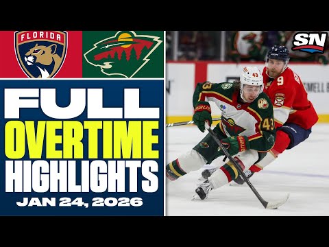 Panthers at Wild | FULL Overtime Highlights - January 24, 2026