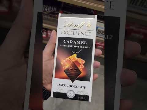 Lindt Excellence Caramel Dark Chocolate 🍫 😋