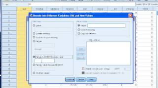 SPSS Tutorials: Recode