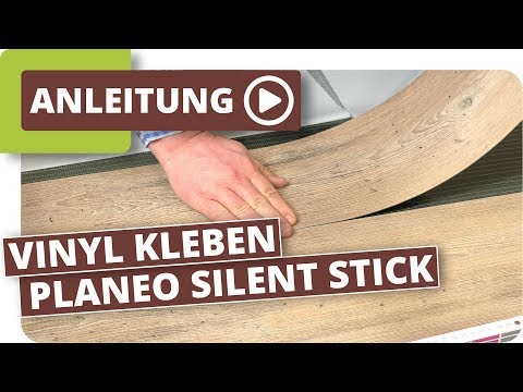 Vinylboden kleben - planeo silent stick die Alternative zum Kleber