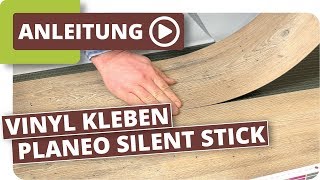 Vinylboden kleben - planeo silent stick die Alternative zum Kleber