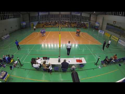 tv.nsk.pl 2016-10-19 Puchar Polski siatkówka: NOSIR Nowy Dwór Maz. - NIKE Węgrów 3:1 1.set b