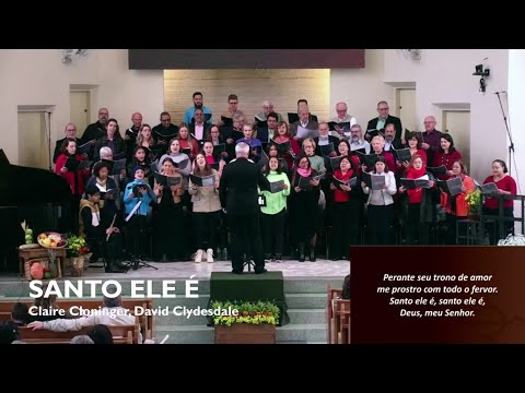 "Santo ele é" | Coro misto Ibasp | Semana de Música 2023