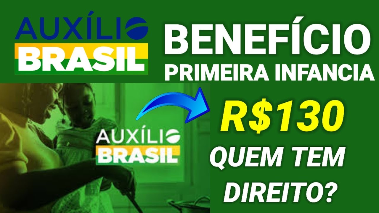 AUXÍLIO BRASIL BENEFÍCIO  PRIMEIRA INFÂNCIA DE R$130 QUEM TEM DIREITO COMO CONSULTAR