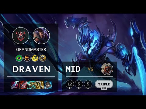 Draven Mid vs Zed - BR Grandmaster Patch 11.18