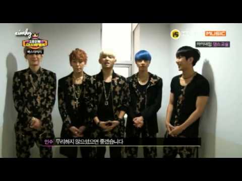 130220 Backstage clip B.A.P Huh Gak VIXX MYNAME Mr.Mr DMTN Moon Hee Jun