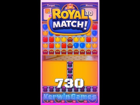 Royal Match Level 730 - No Boosters