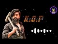 8D AUDIO KGF 2 Ringtone Biggest Criminal In India Kgf2 Kgf2ringtone Trending1