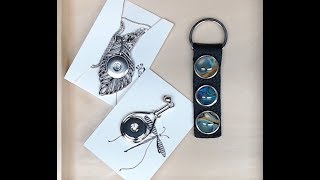 How To Make Snap Jewelry With Acrylic Skins Plus A Savings Code !!