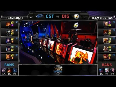 NA LCS CST vs DIG Game 1 Highlights NA LCS Spring 2015